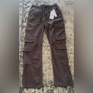 Straight MultiCargos — Brand new with tags — Dark Grey — Size 4 — Bershka Brand